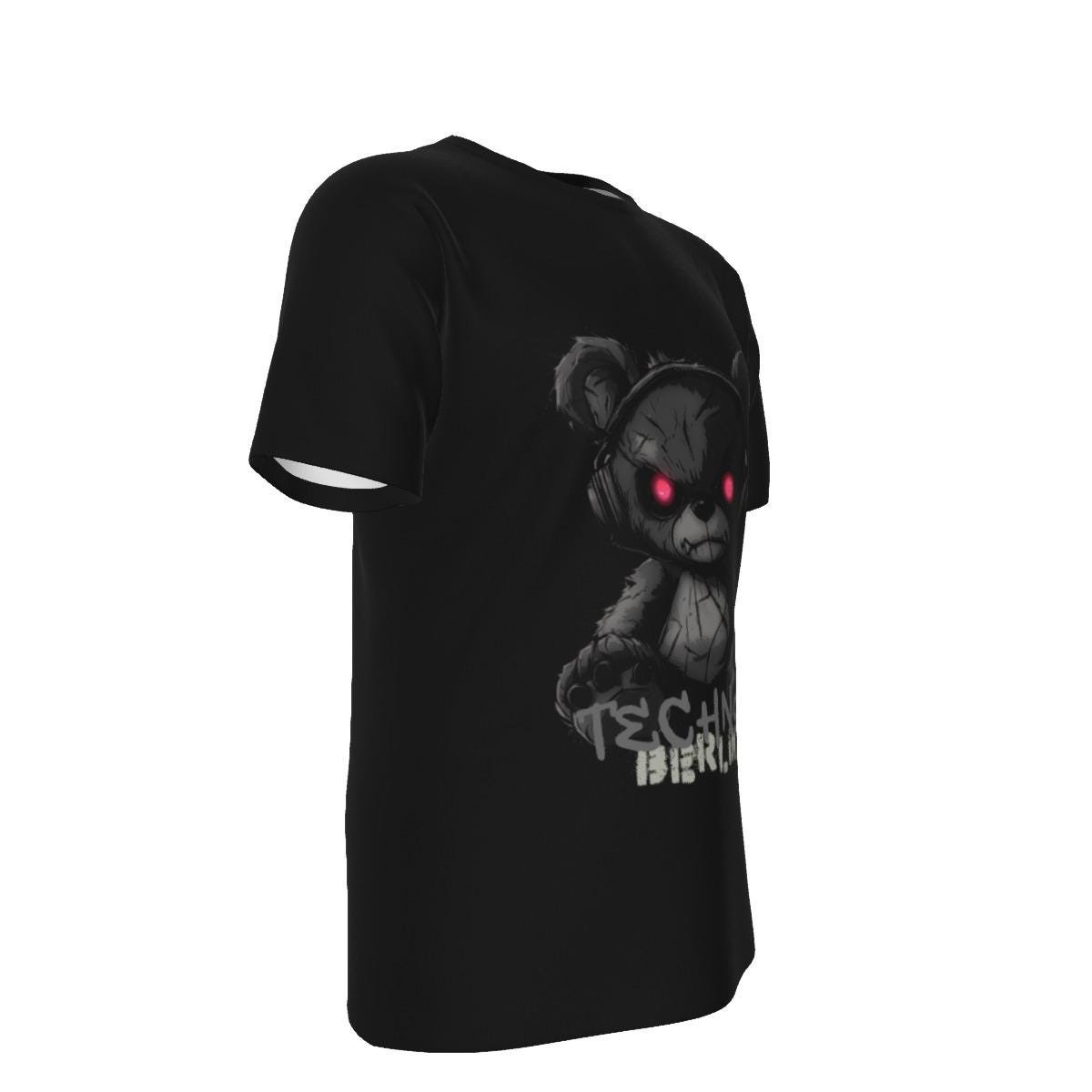 Techno Bear T-Shirt - Hard Techno Shirt - Berlin Underground Clubbing Tee - Dark Apparel - Unisex Cotton Top