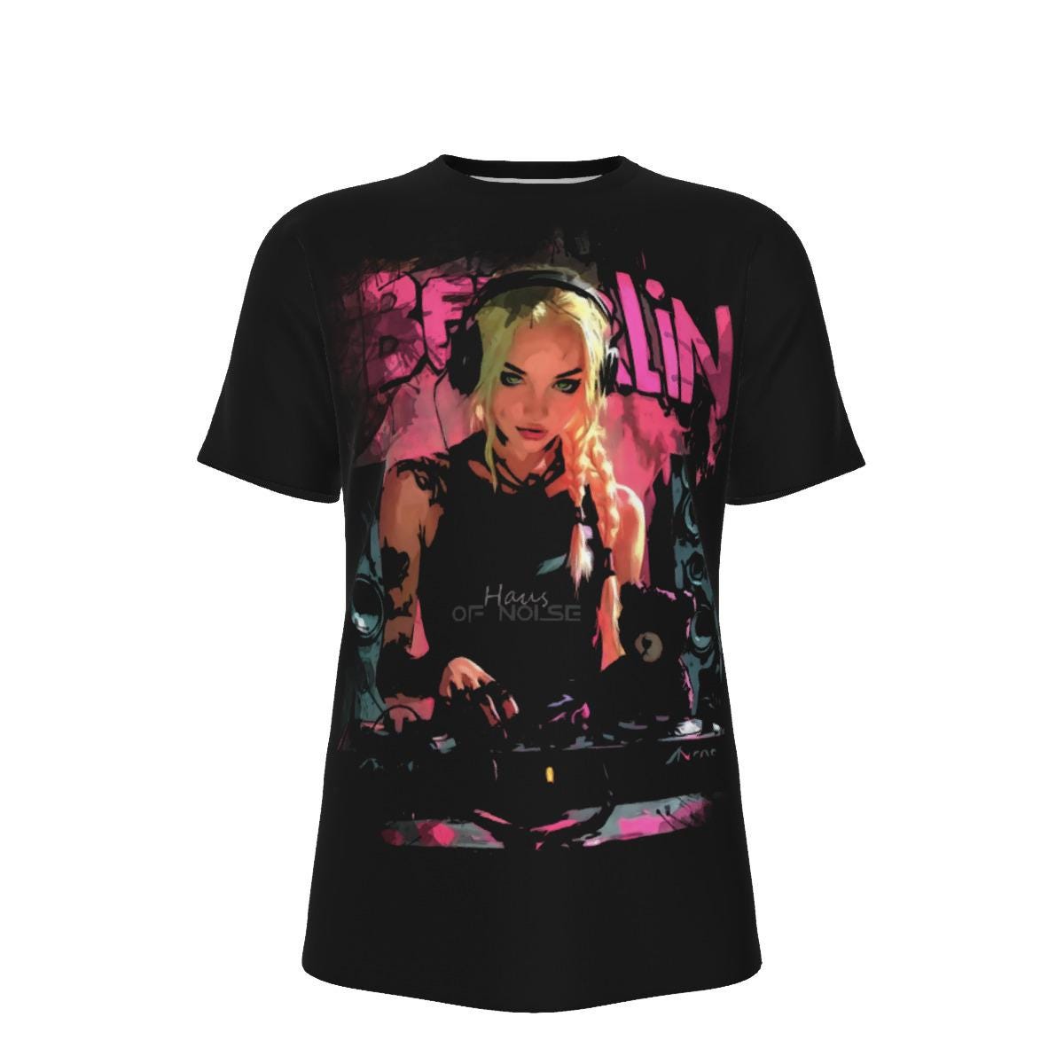 She DJ Unisex T-shirt - 100% Cotton - Berlin Clubbing Tee - Techno Music Apparel - Fashion Statement