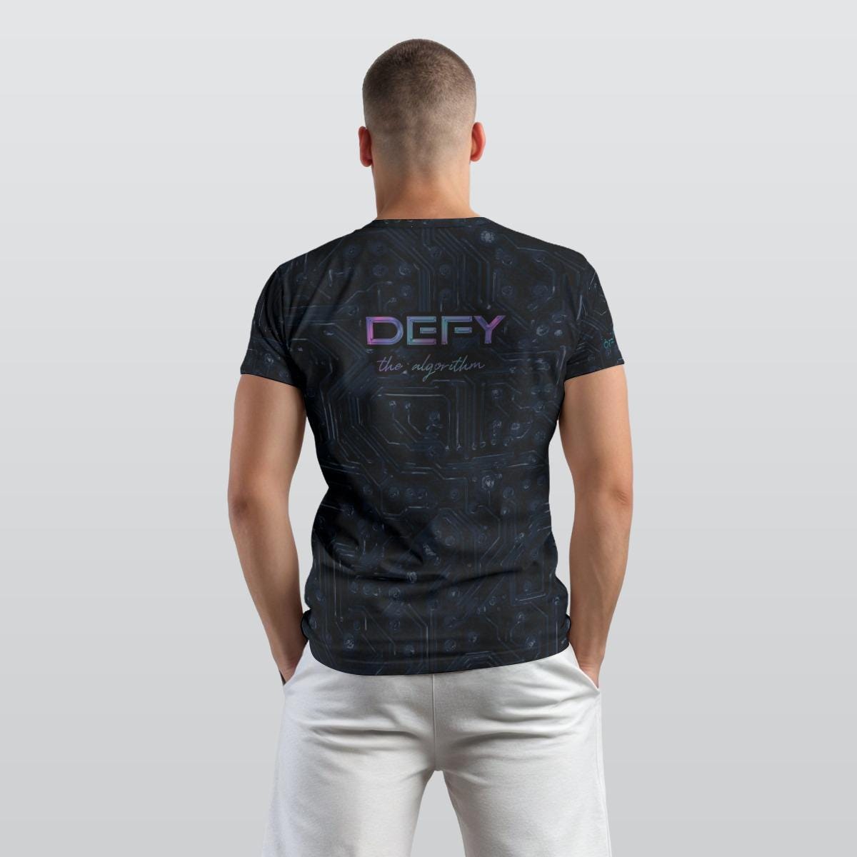 Techno Bear Festival T-shirt - Defy the Algorithm Shirt - Unisex EDM Tee - Cotton Festival Outfit - Party Wear