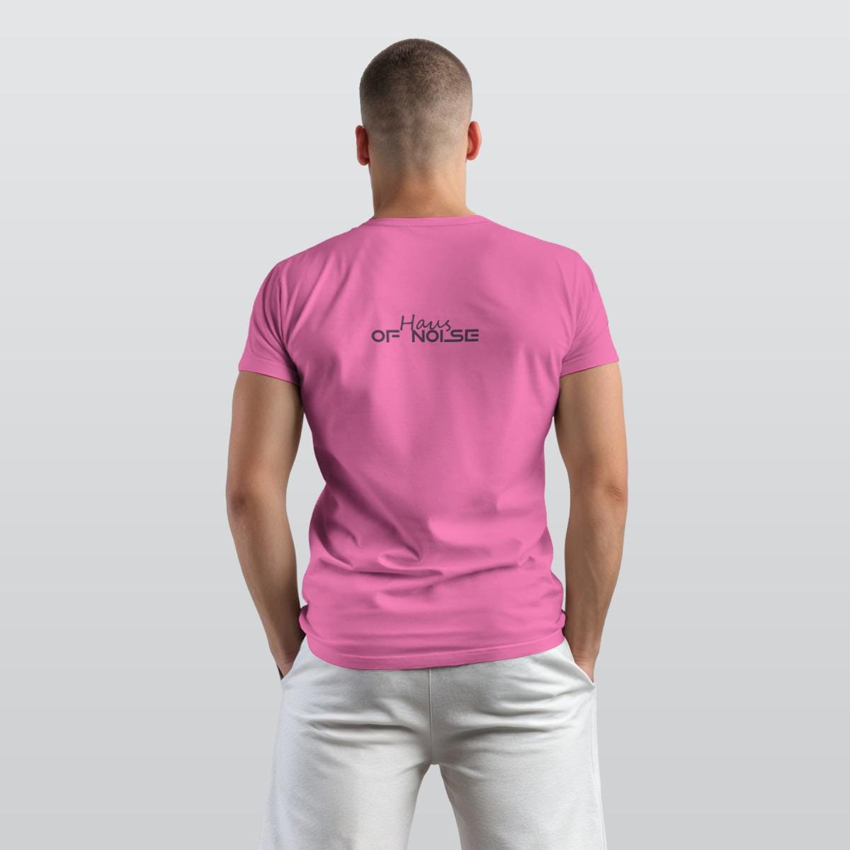BEARGHAIN Berlin Techno T-Shirt, Unisex Cotton Clubwear, Rave Fashion, Underground Music Tee, Minimalist DJ Shirt - PINK