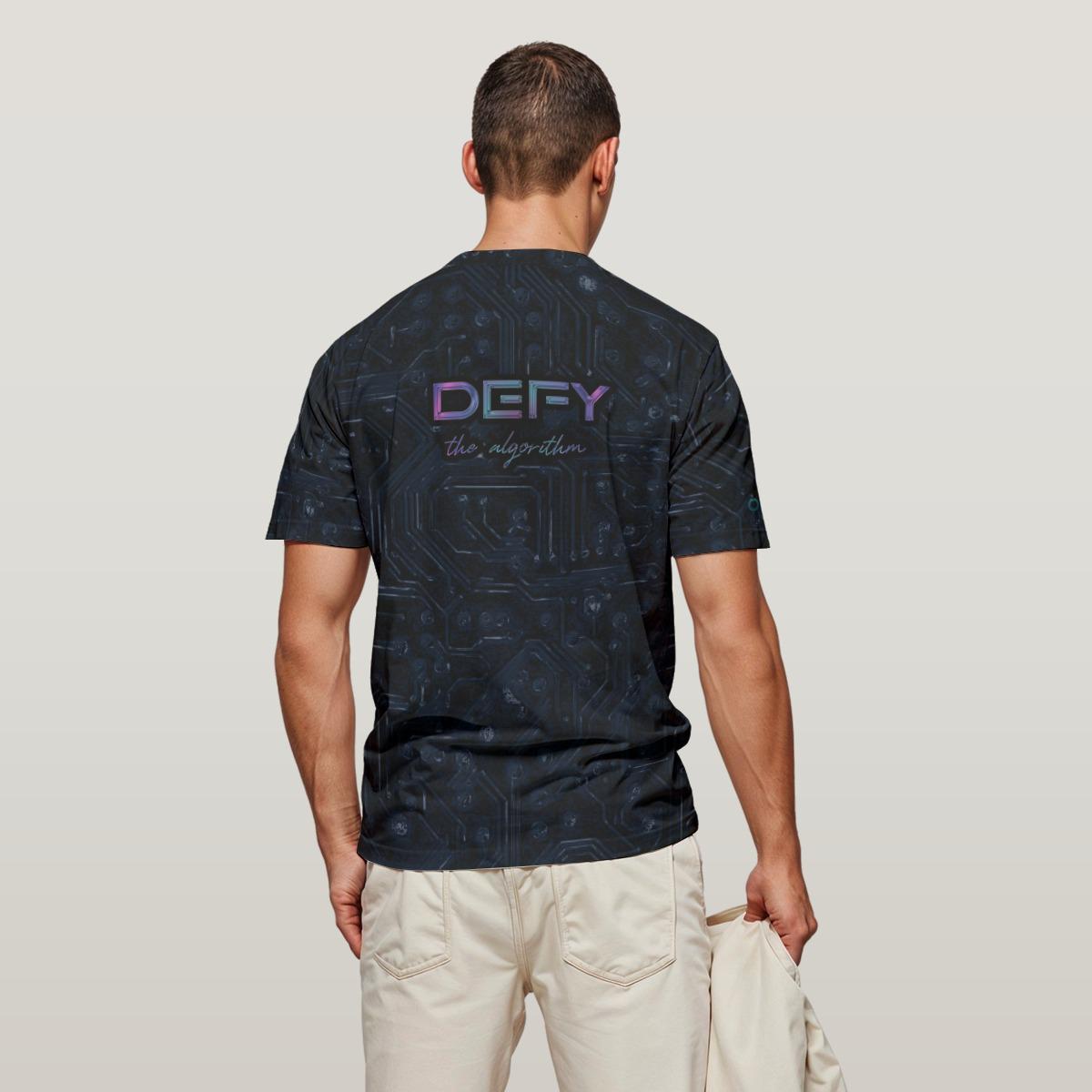 Techno Bear Festival T-shirt - Defy the Algorithm Shirt - Unisex EDM Tee - Cotton Festival Outfit - Party Wear