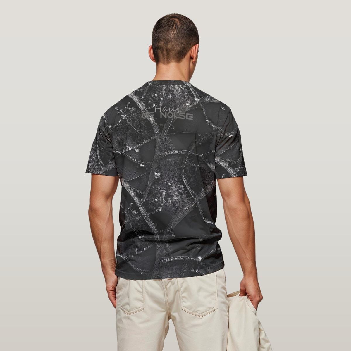 Dark Night Festival T-shirt, Cyberpunk Rave Wear, Unisex Cotton Tee, Chaos Design Shirt, Next Gen Hoodie Style