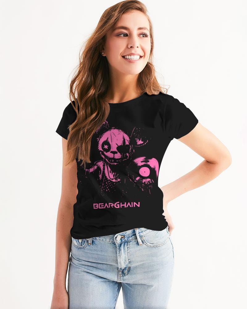 BEARGHAIN Berlin Techno T-Shirt, Women's Clubwear, Underground Rave Fashion, Minimalist Streetwear, DJ Outfit, Festival Shirt