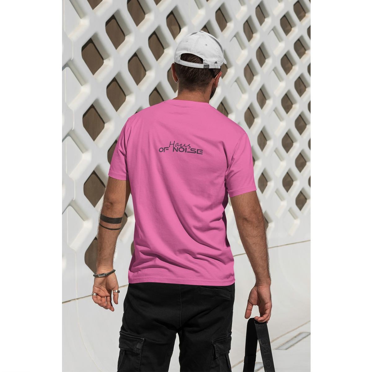 BEARGHAIN Berlin Techno T-Shirt, Unisex Cotton Clubwear, Rave Fashion, Underground Music Tee, Minimalist DJ Shirt - PINK