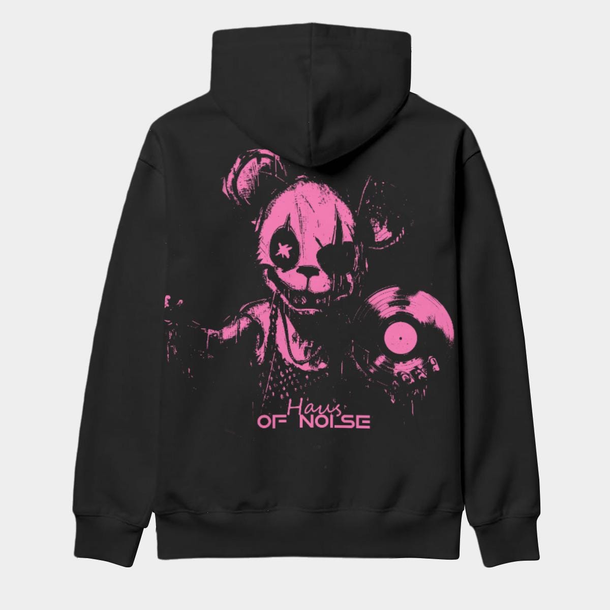 BEARGHAIN Unisex Hoodie, Berlin Techno Streetwear, Underground Rave Fashion, Minimalist Clubwear, DJ Apparel