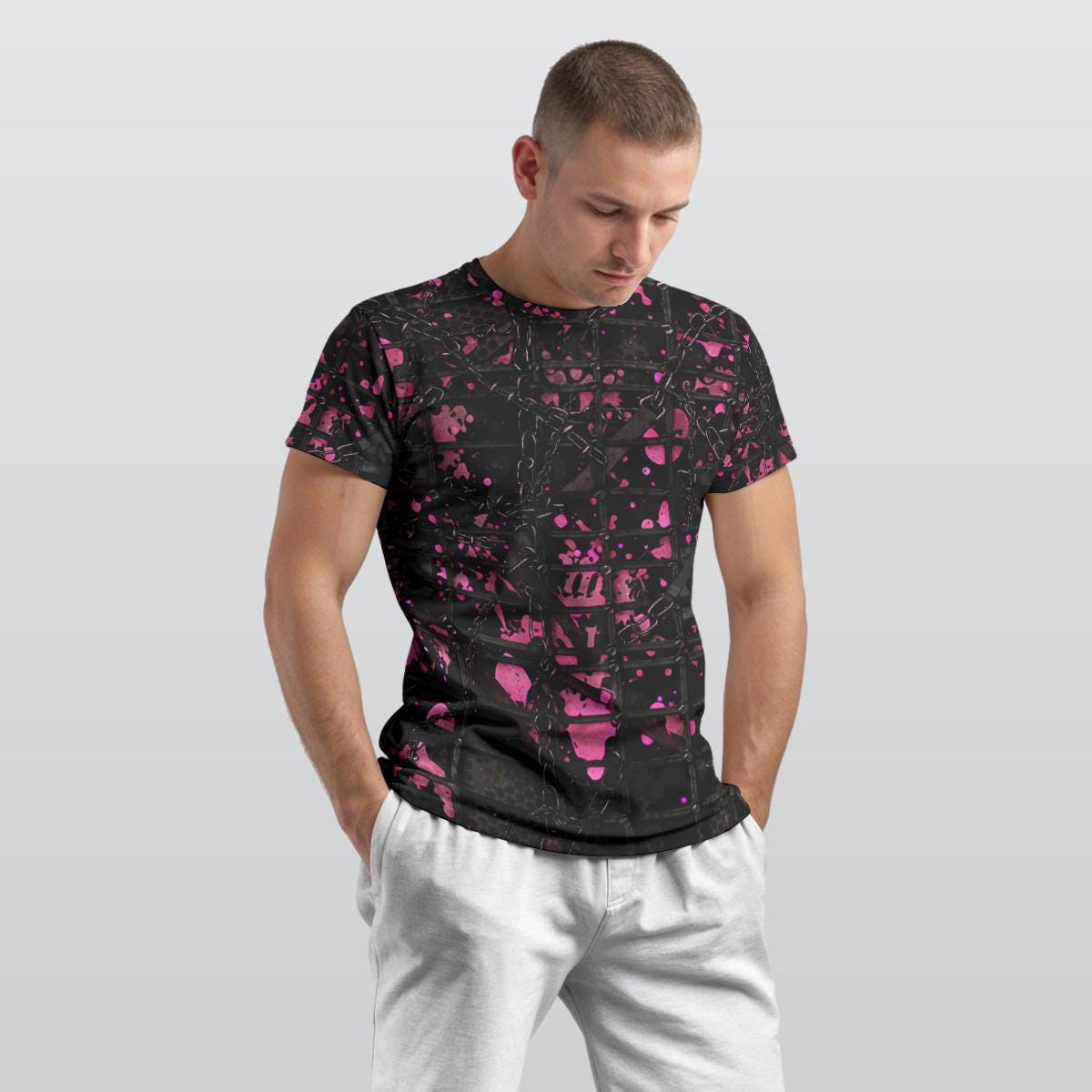 Ravekink 2 Festival T-shirt, Cyberpunk Rave Wear, Unisex Cotton Tee, Chaos Design Shirt, Next gen