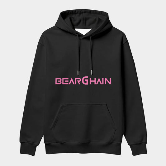 BEARGHAIN Unisex Hoodie, Berlin Techno Streetwear, Underground Rave Fashion, Minimalist Clubwear, DJ Apparel
